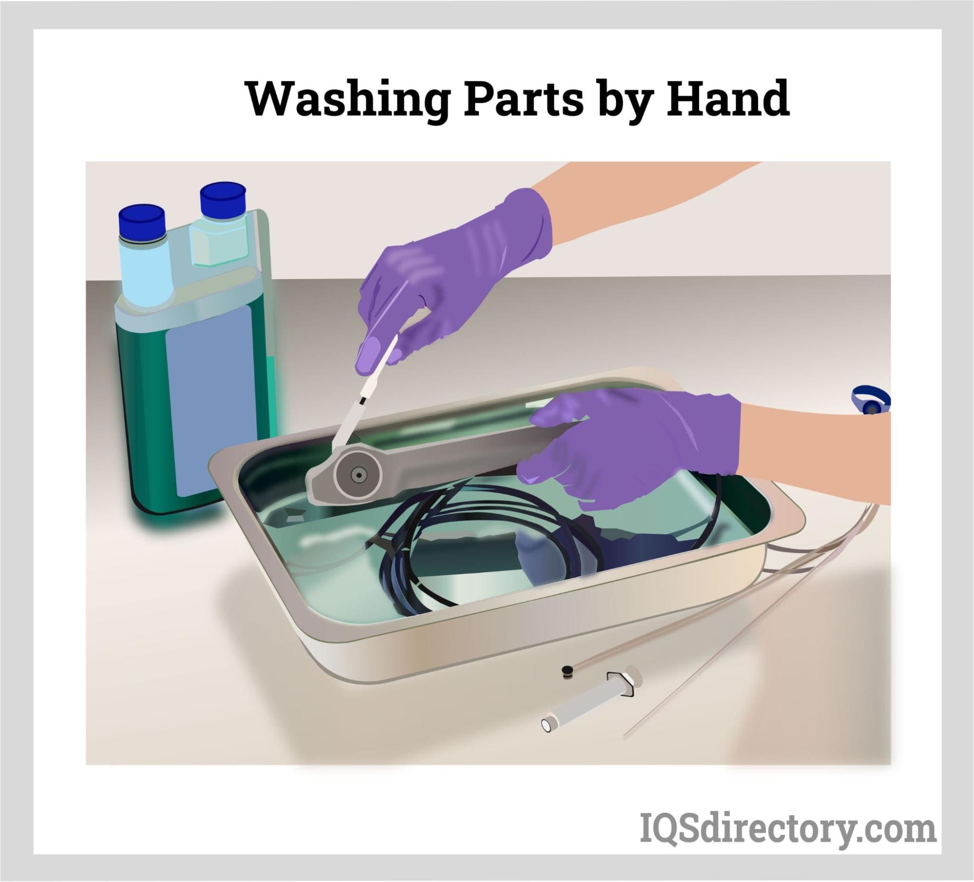 Washing Parts by Hand